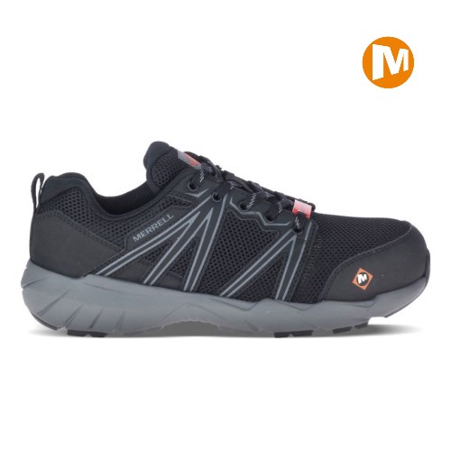 Merrell Fullbench Superlite Alloy Toe Sicherheitsschuhe Damen Schwarz [DE-AEPVZ]